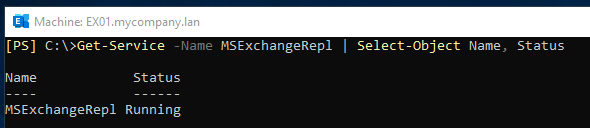 check this by using the PowerShell command